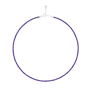 Bijou violet Crystal Beads Necklace [MSJ-BZJ90014]